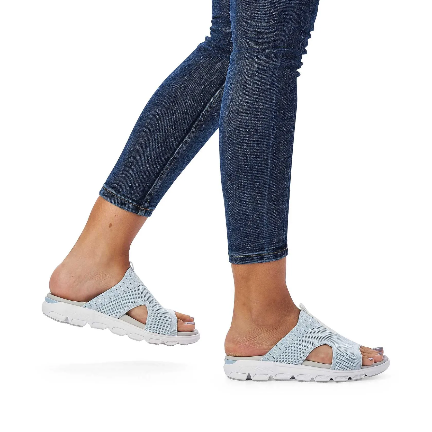 Rieker Mules & Slippers-Women'S Mules Pastel Blue