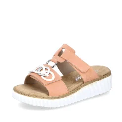 Rieker Colorful Styles-Women'S Mules Peach