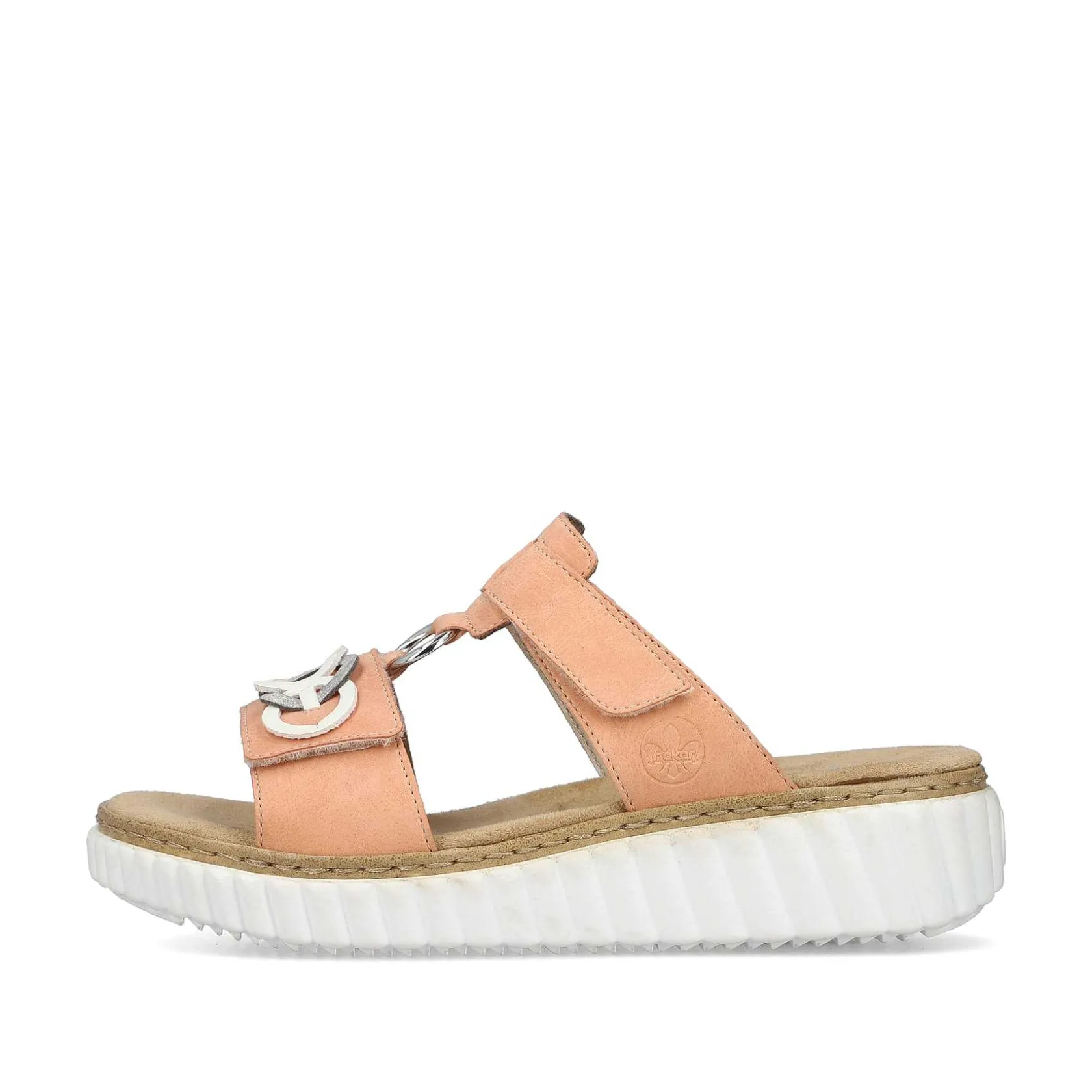 Rieker Colorful Styles-Women'S Mules Peach