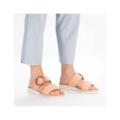 Rieker Colorful Styles-Women'S Mules Peach