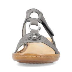 Rieker Mules & Slippers-Women'S Mules Platinum Gray