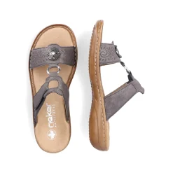 Rieker Mules & Slippers-Women'S Mules Platinum Gray