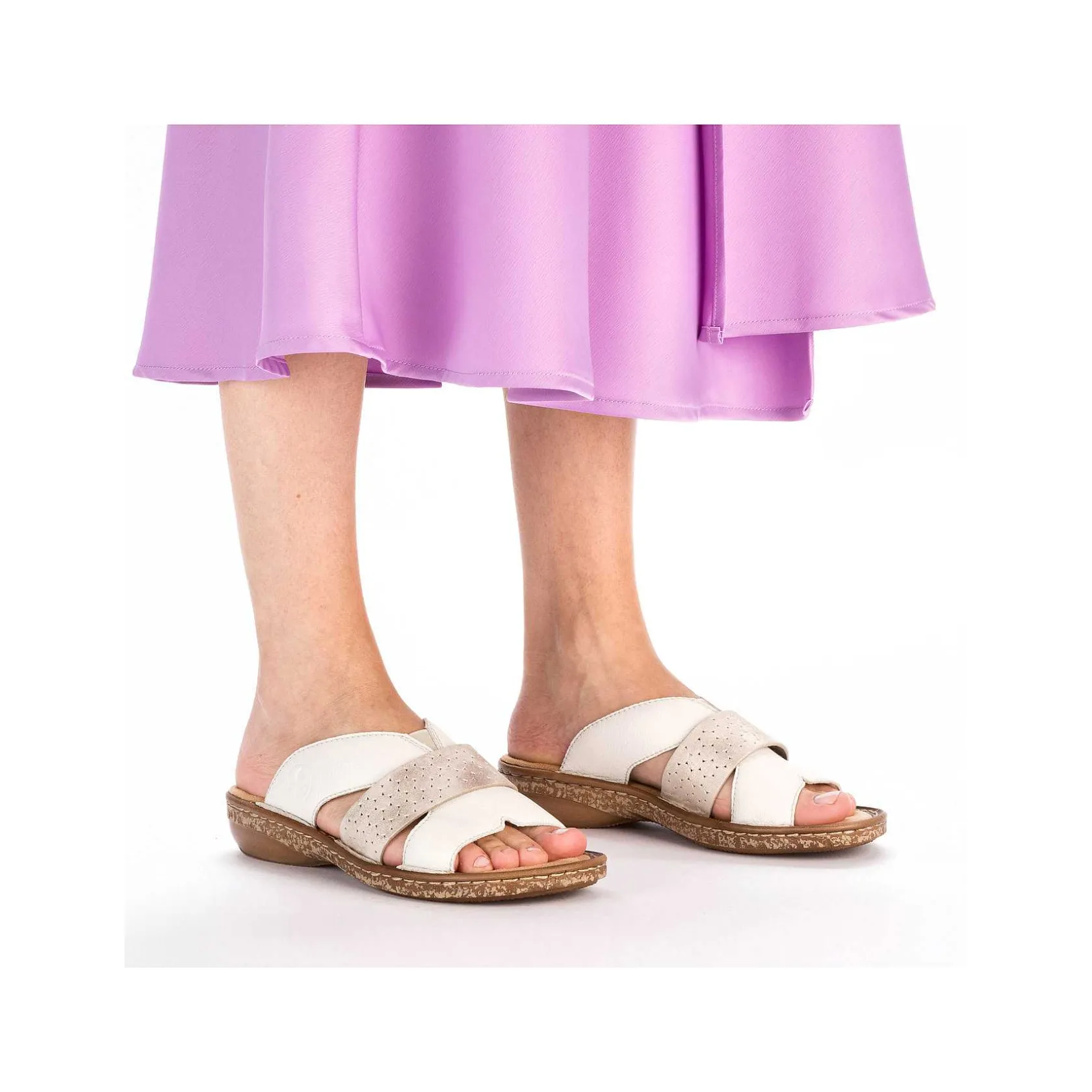 Rieker Mules & Slippers-Women'S Mules Pure White