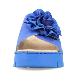 Rieker Colorful Styles-Women'S Mules Royal Blue