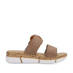 Rieker Vegan-Women'S Mules Sand Beige