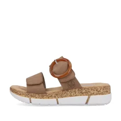 Rieker Vegan-Women'S Mules Sand Beige