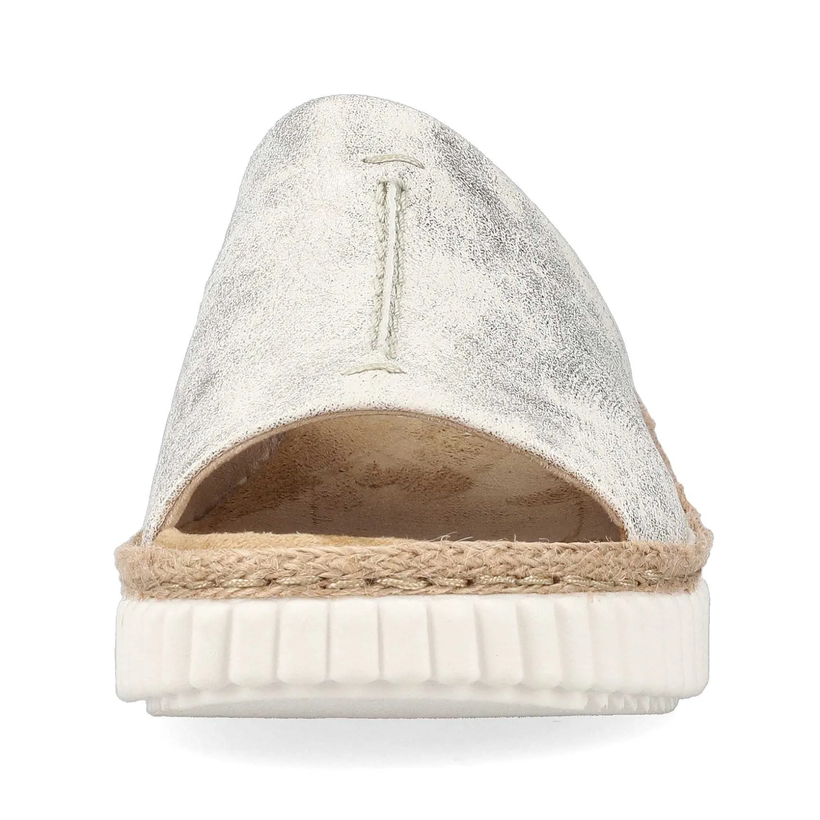 Rieker Mules & Slippers-Women'S Mules Silver-Platinum-Metallic