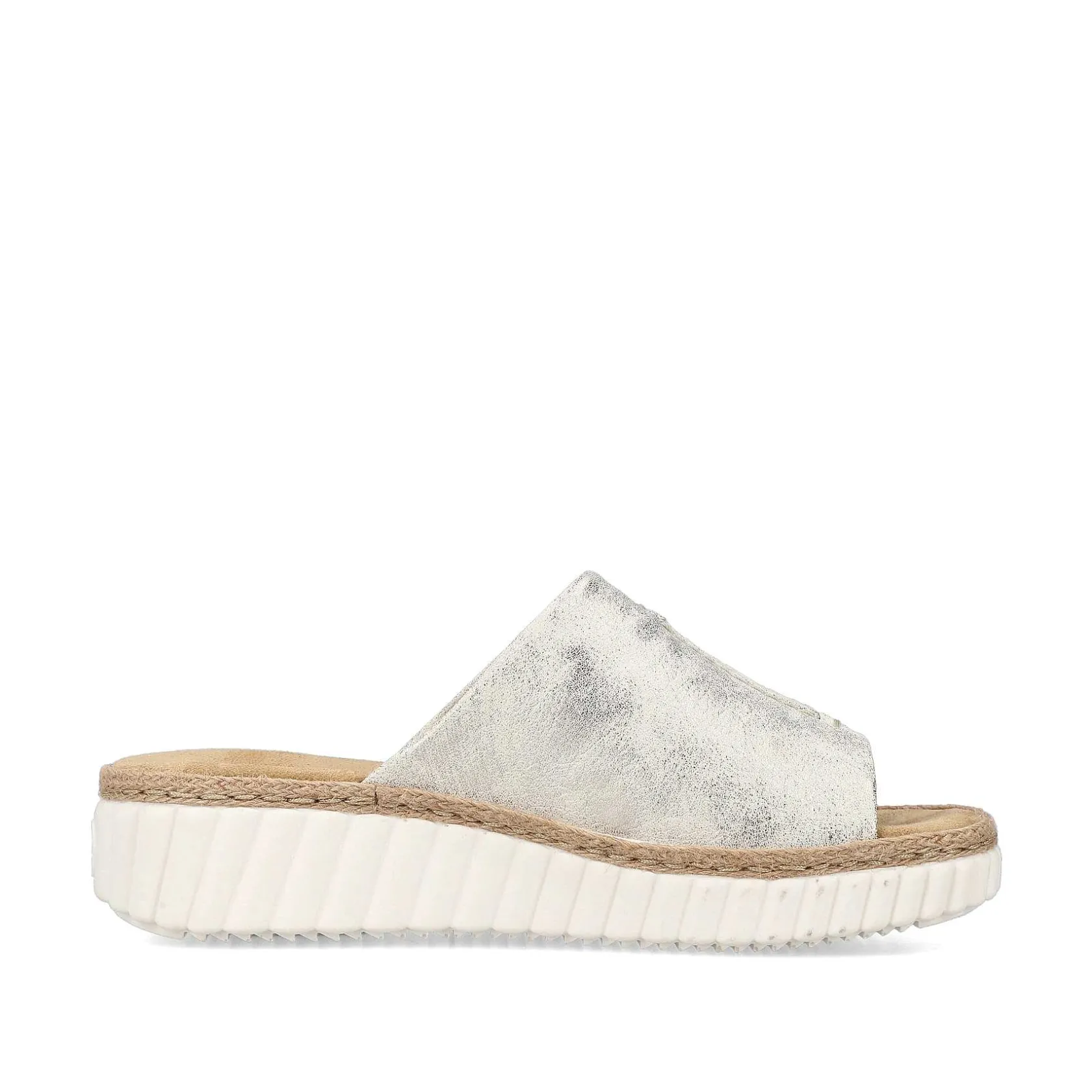 Rieker Mules & Slippers-Women'S Mules Silver-Platinum-Metallic