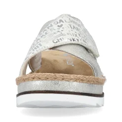 Rieker Mules & Slippers-Women'S Mules Silver Metallic