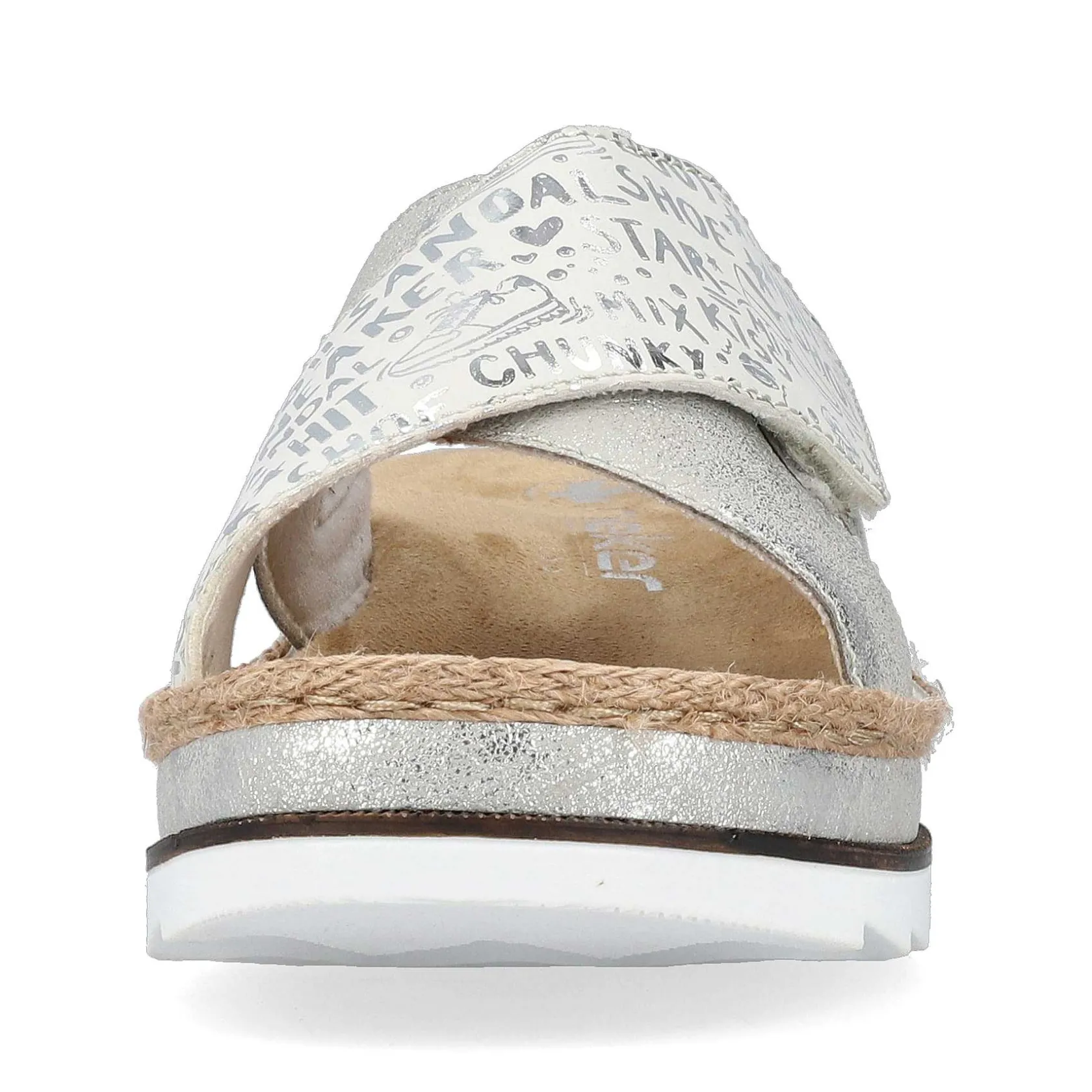Rieker Mules & Slippers-Women'S Mules Silver Metallic