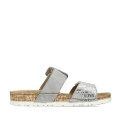 Rieker Mules & Slippers-Women'S Mules Silver Gray