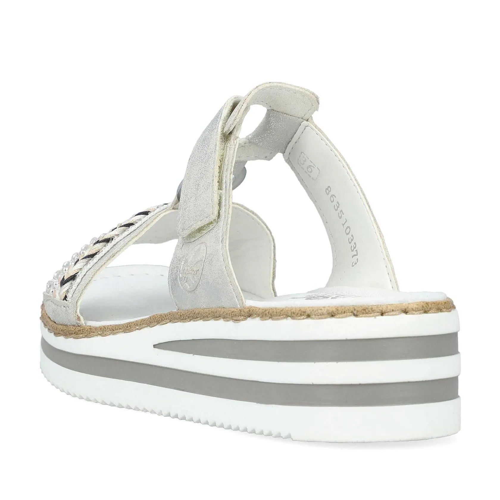 Rieker Mules & Slippers-Women'S Mules Silver Gray