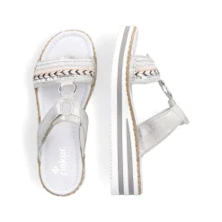 Rieker Mules & Slippers-Women'S Mules Silver Gray