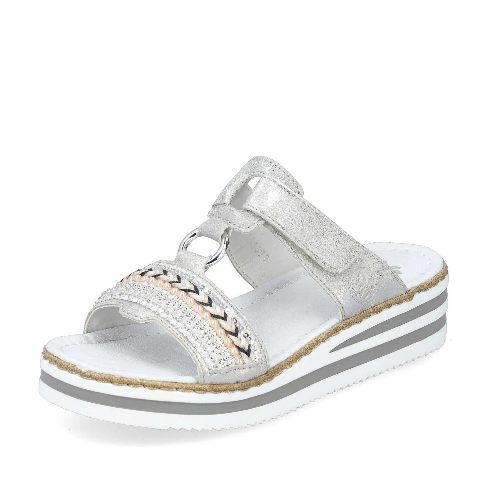 Rieker Mules & Slippers-Women'S Mules Silver Gray