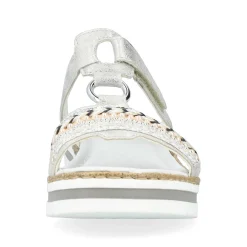 Rieker Mules & Slippers-Women'S Mules Silver Gray