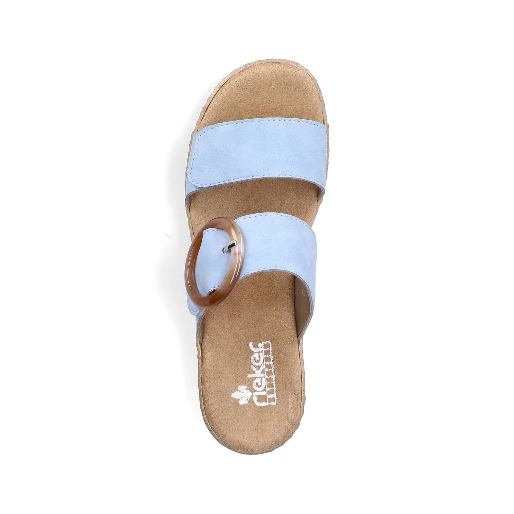 Rieker Colorful Styles-Women'S Mules Sky Blue
