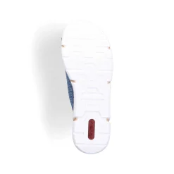 Rieker Summer Shoes-Women'S Mules Slate Blue