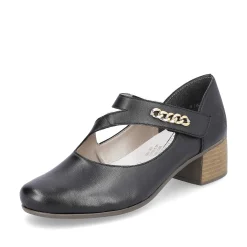 Rieker Business Shoes-Women'S Pumps Asphalt Black