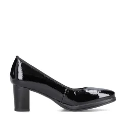 Rieker Business Shoes-Women'S Pumps Glossy Black