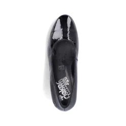 Rieker Business Shoes-Women'S Pumps Glossy Black