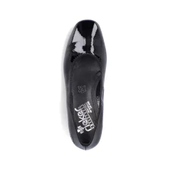 Rieker Business Shoes-Women'S Pumps Glossy Black