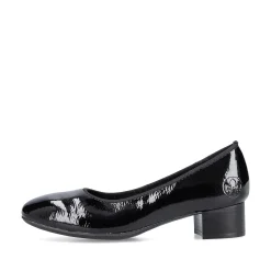 Rieker Business Shoes-Women'S Pumps Glossy Black