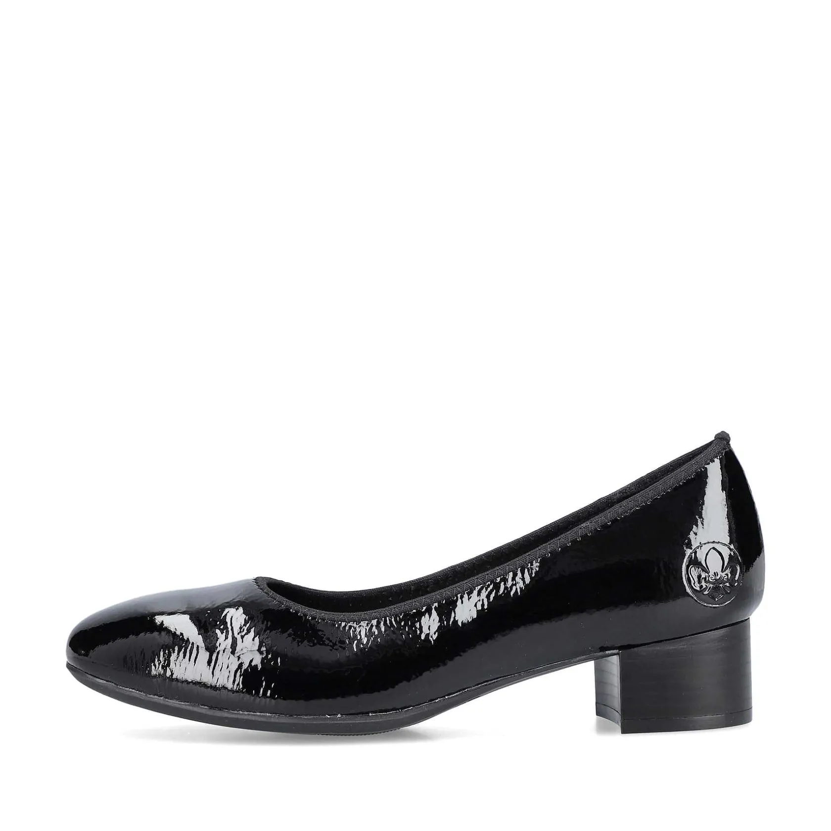 Rieker Business Shoes-Women'S Pumps Glossy Black