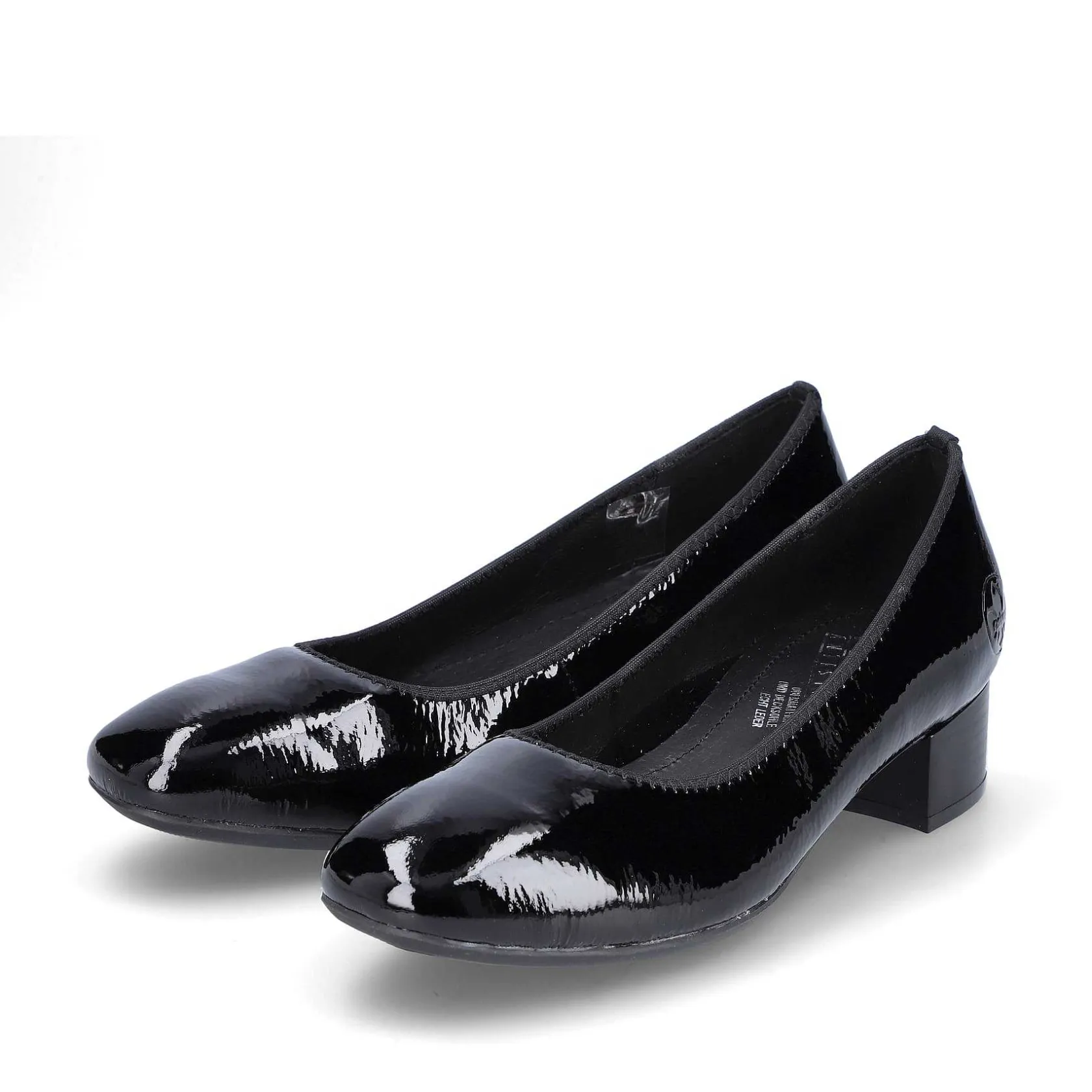 Rieker Business Shoes-Women'S Pumps Glossy Black