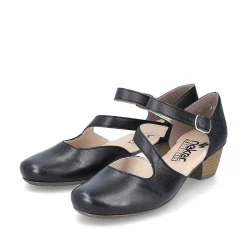 Rieker Business Shoes-Women'S Pumps Glossy Black
