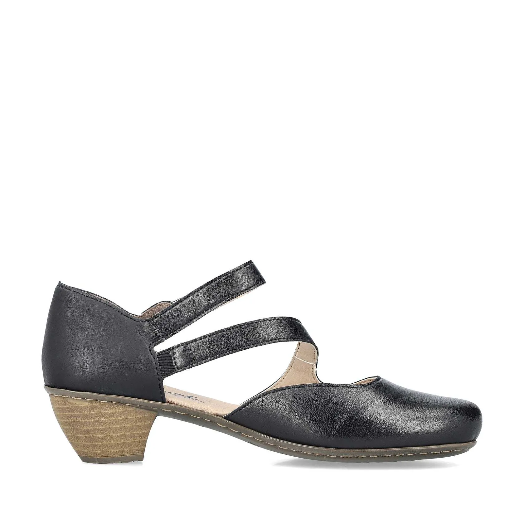 Rieker Business Shoes-Women'S Pumps Glossy Black