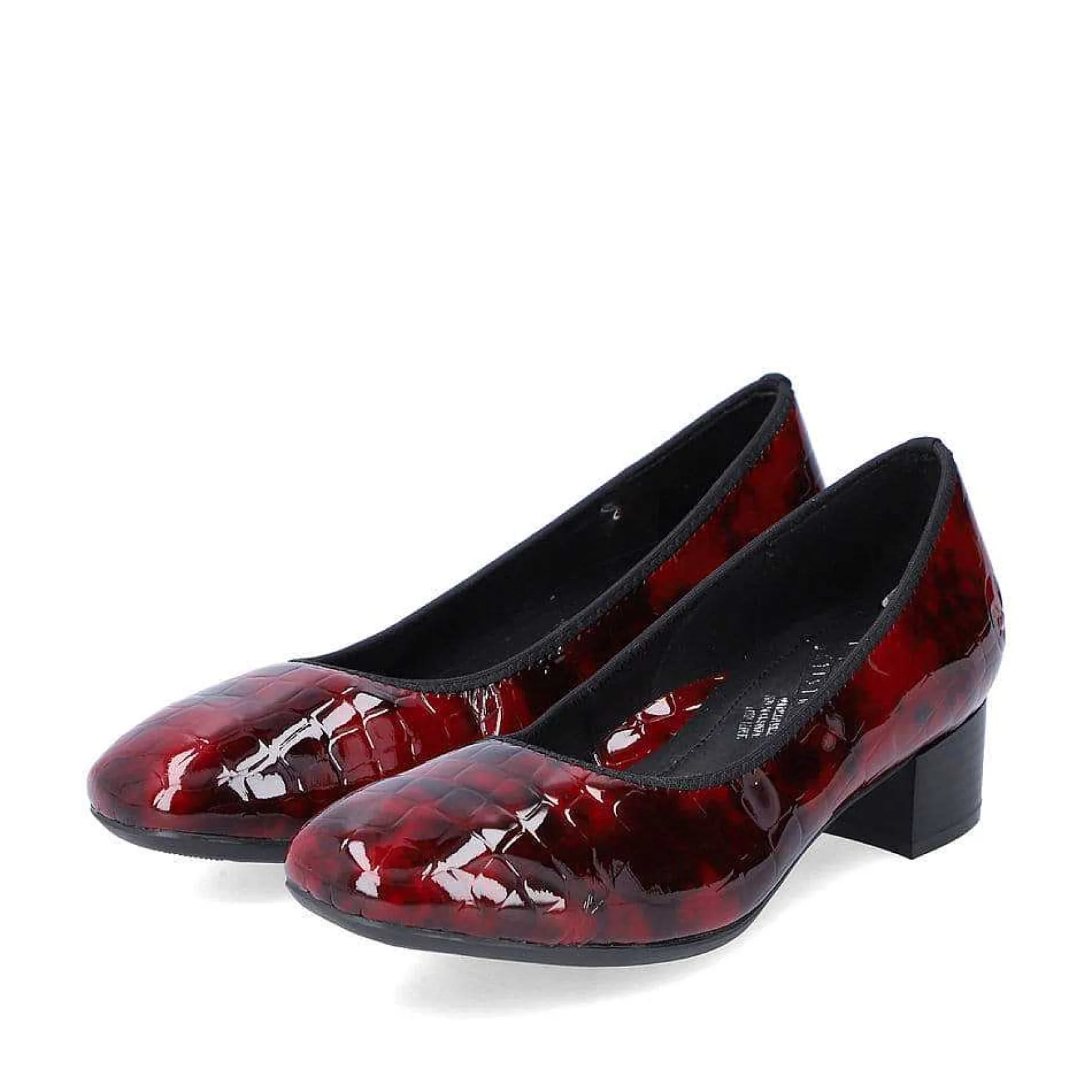 Rieker Business Shoes-Women'S Pumps Metallic Red