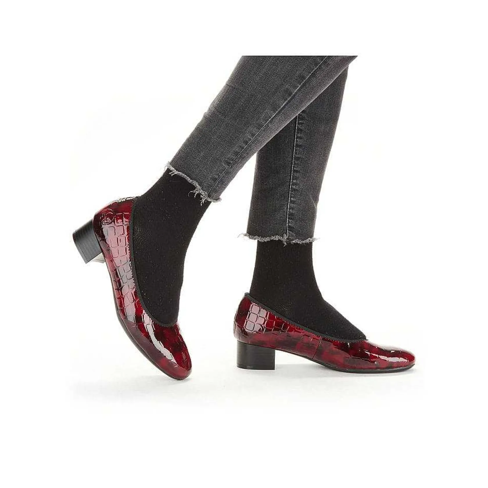 Rieker Business Shoes-Women'S Pumps Metallic Red