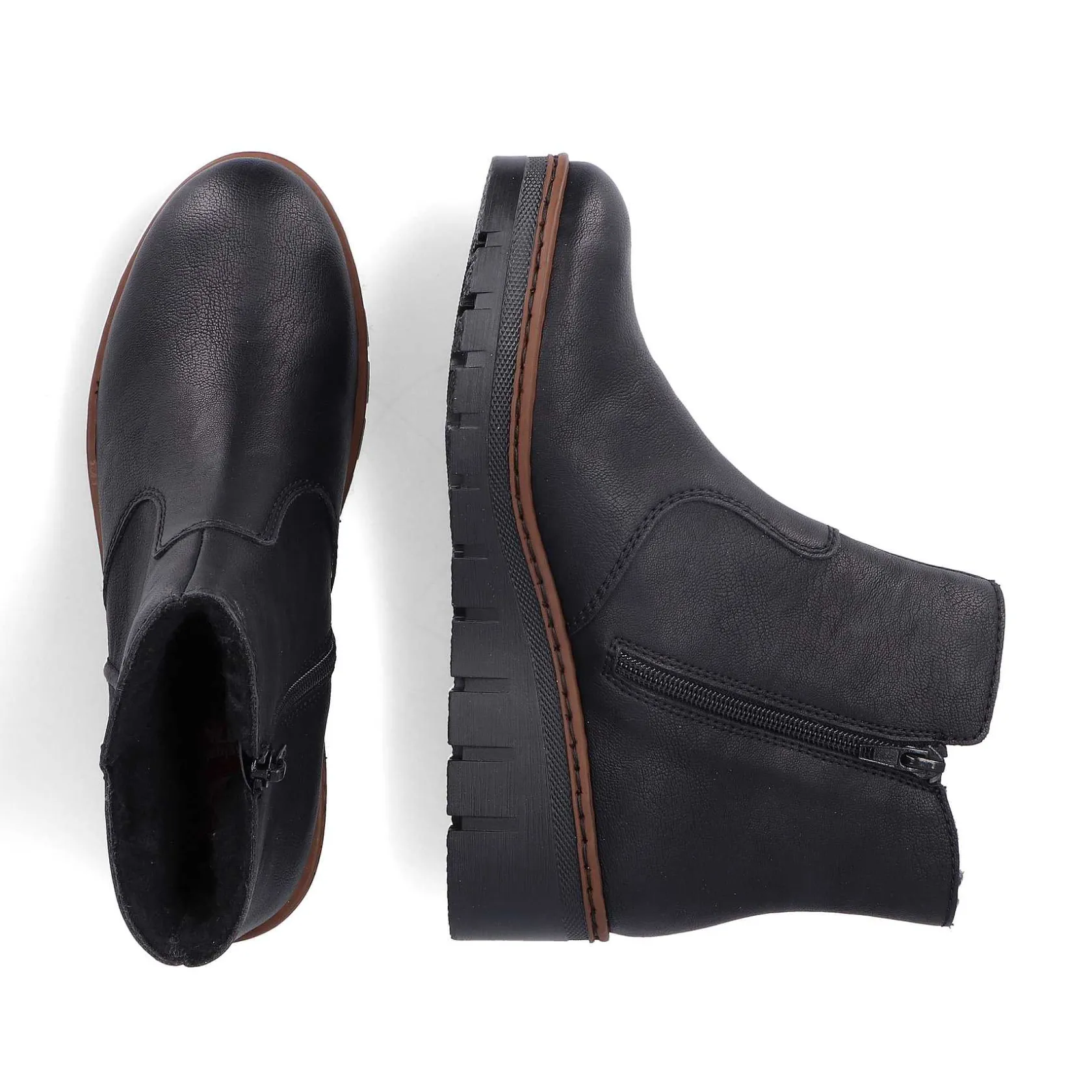 Rieker Ankle Boots & Boots-Women'S Short Boots Graphite Black