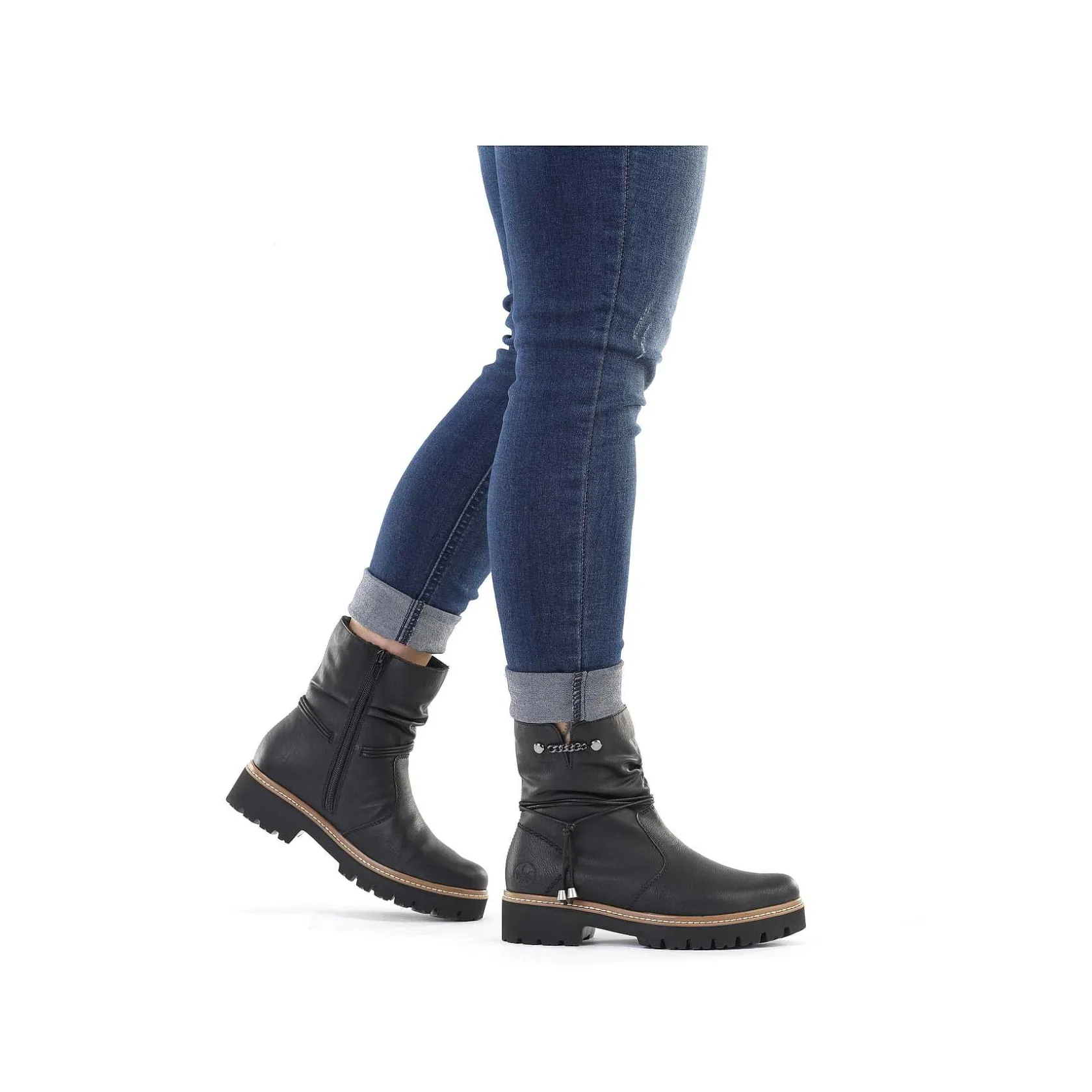 Rieker Ankle Boots & Boots-Women'S Short Boots Jet Black