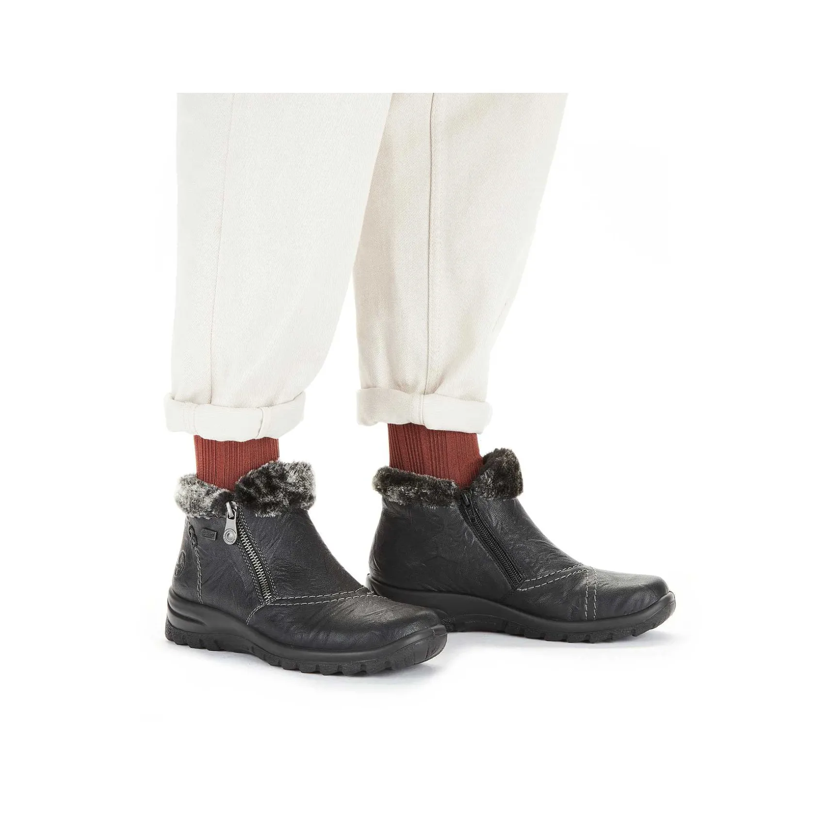 Rieker Ankle Boots & Boots-Women'S Short Boots Jet Black