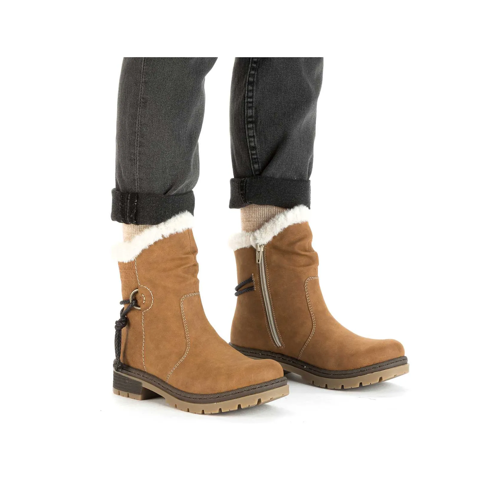 Rieker Ankle Boots & Boots-Women'S Short Boots Camel Brown