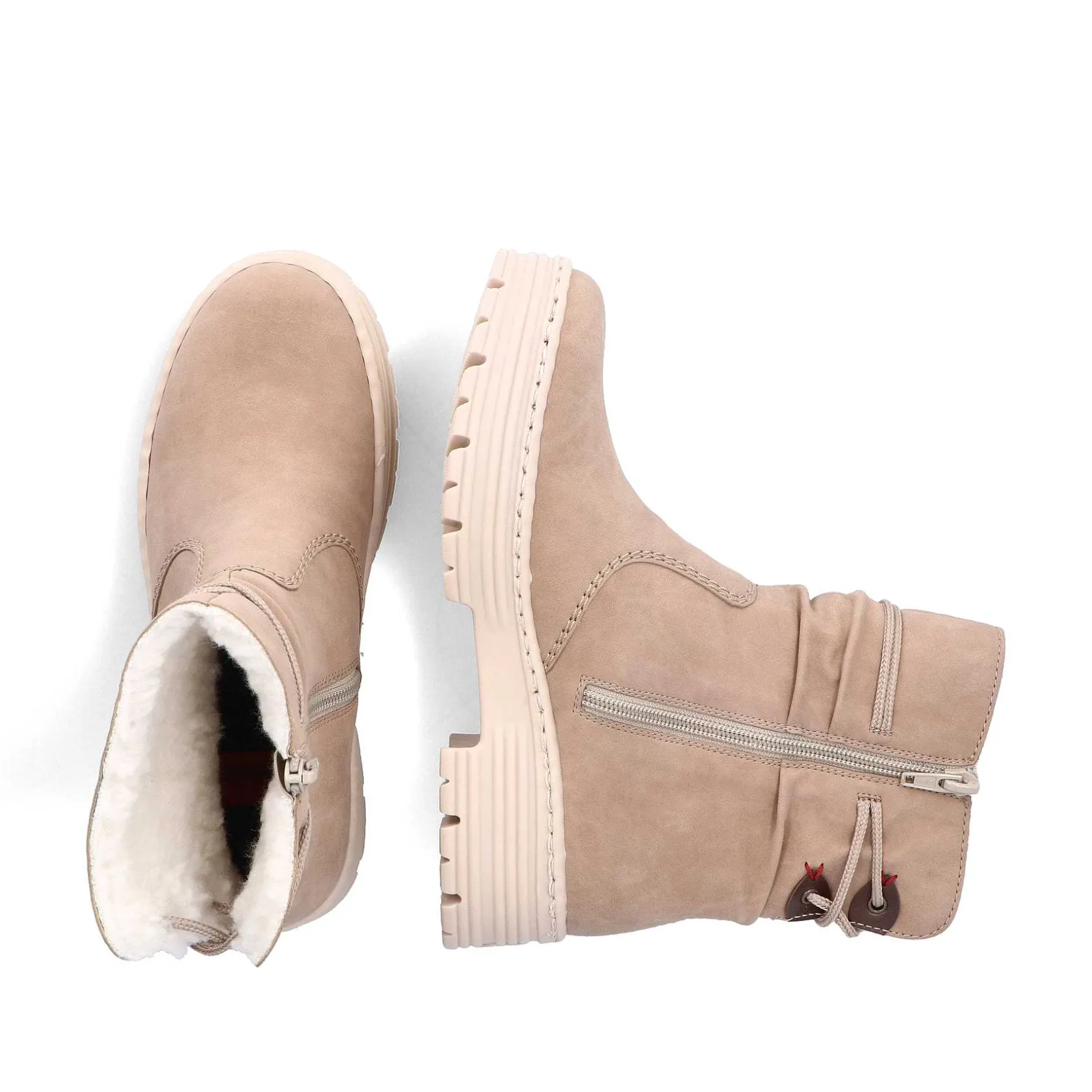 Rieker Ankle Boots & Boots-Women'S Short Boots Cream Beige