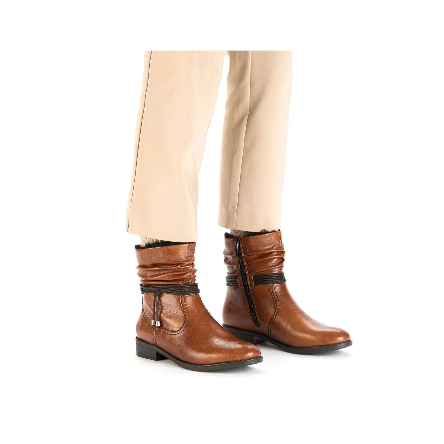 Rieker Ankle Boots & Boots-Women'S Short Boots Chestnut Brown
