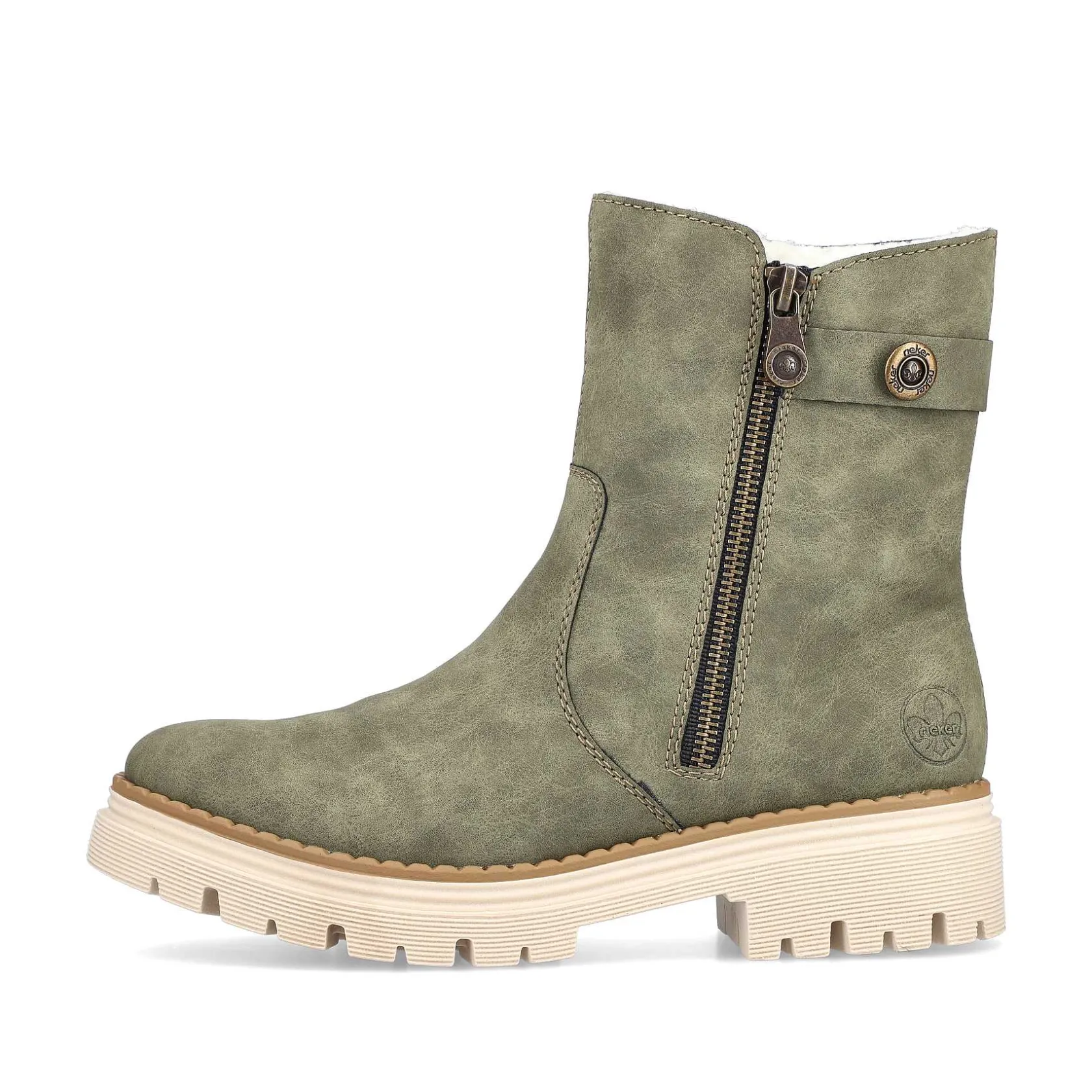 Rieker Ankle Boots & Boots-Women'S Short Boots Green Gray