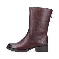 Rieker Ankle Boots & Boots-Women'S Short Boots Burgundy Red