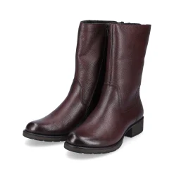 Rieker Ankle Boots & Boots-Women'S Short Boots Burgundy Red
