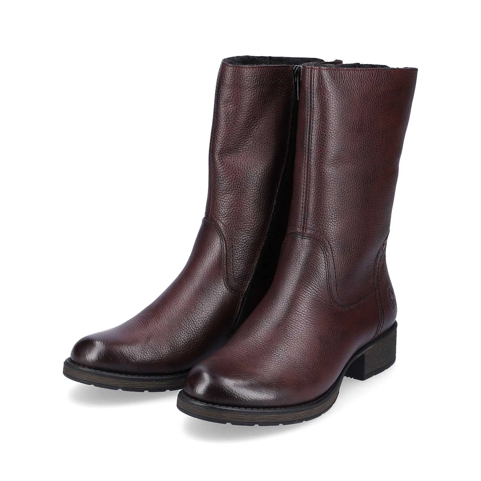 Rieker Ankle Boots & Boots-Women'S Short Boots Burgundy Red