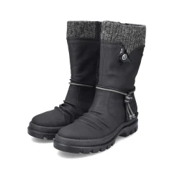 Rieker Ankle Boots & Boots-Women'S Short Boots Night Black