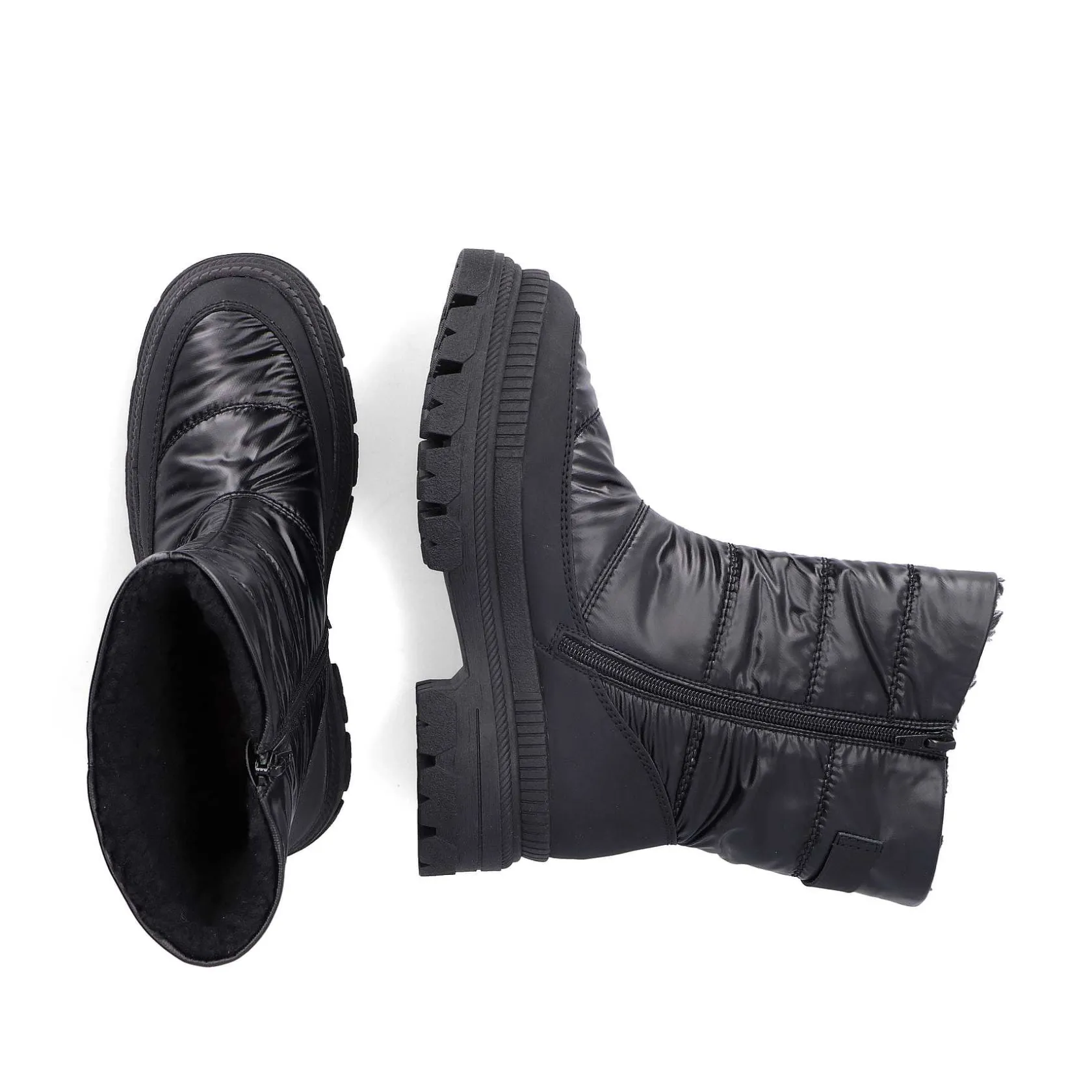 Rieker Ankle Boots & Boots-Women'S Short Boots Glossy Black