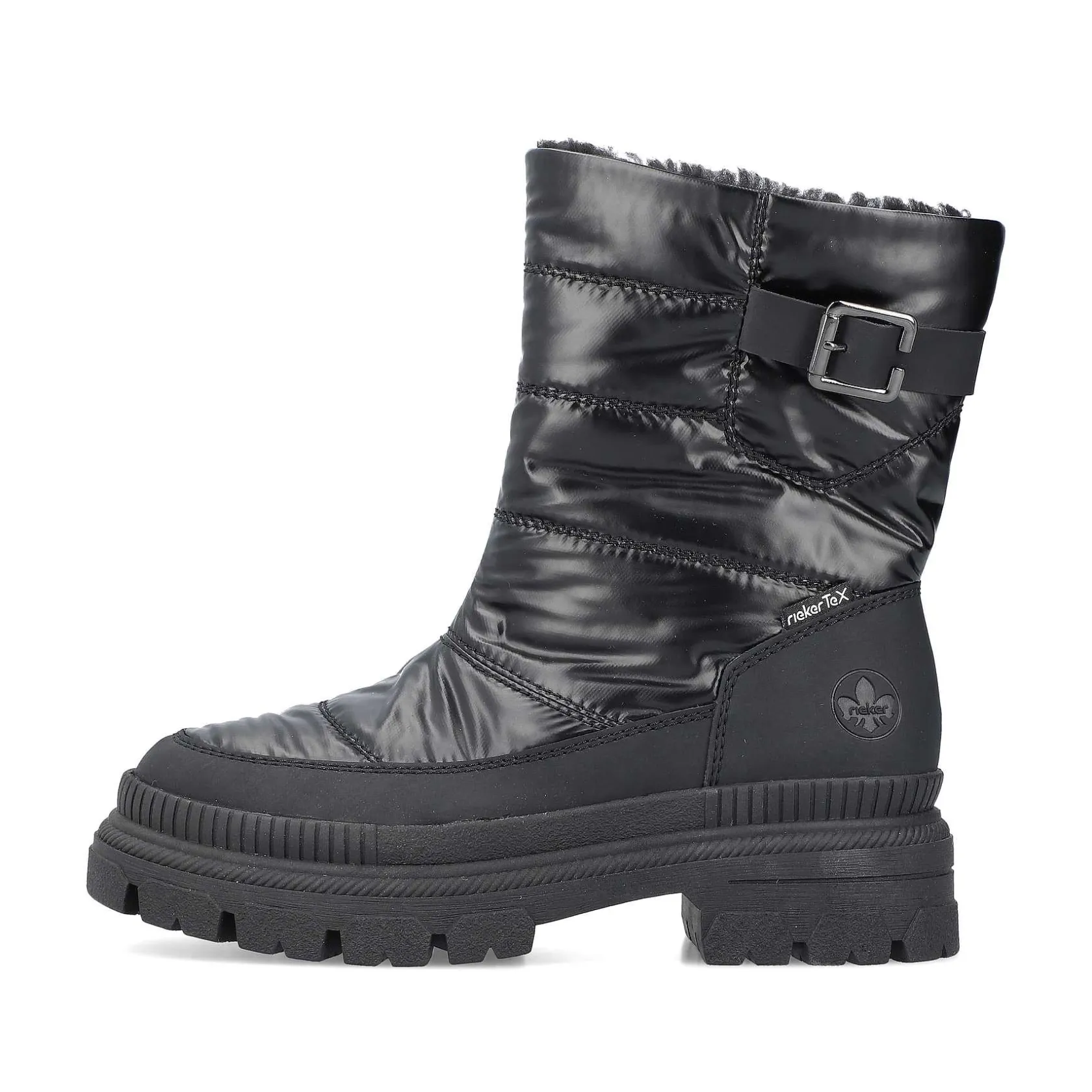 Rieker Ankle Boots & Boots-Women'S Short Boots Glossy Black