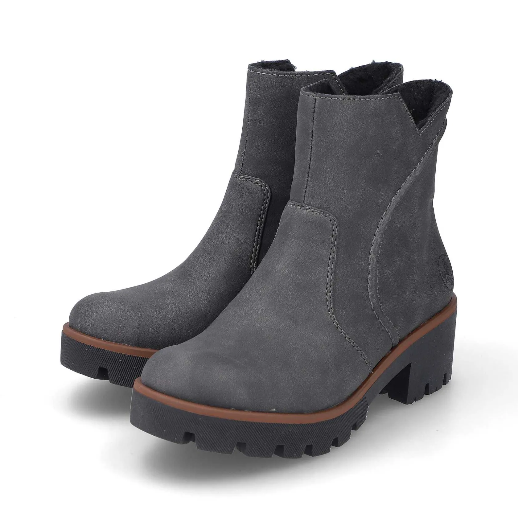 Rieker Ankle Boots & Boots-Women'S Short Boots Brown Gray