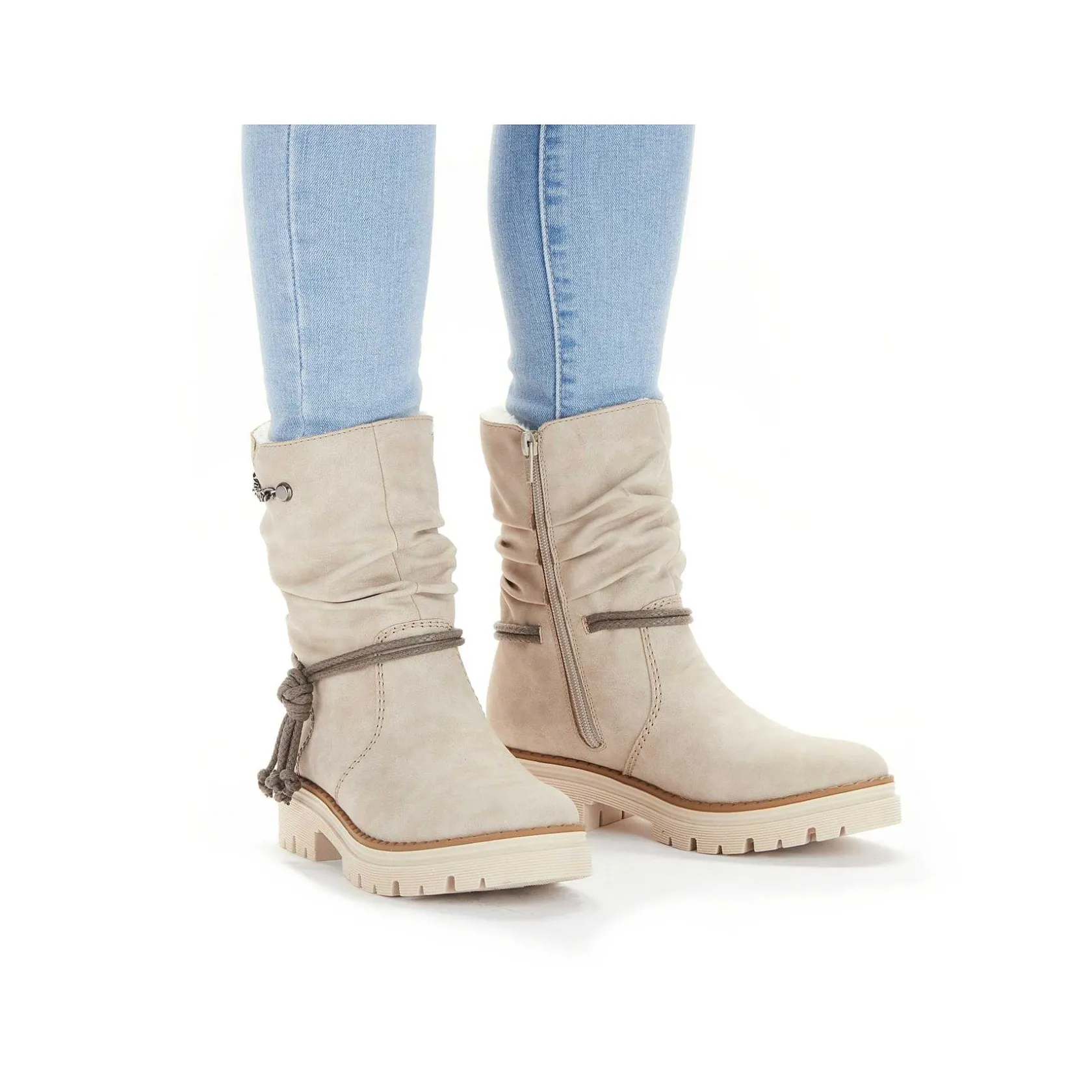 Rieker Ankle Boots & Boots-Women'S Short Boots Light Beige