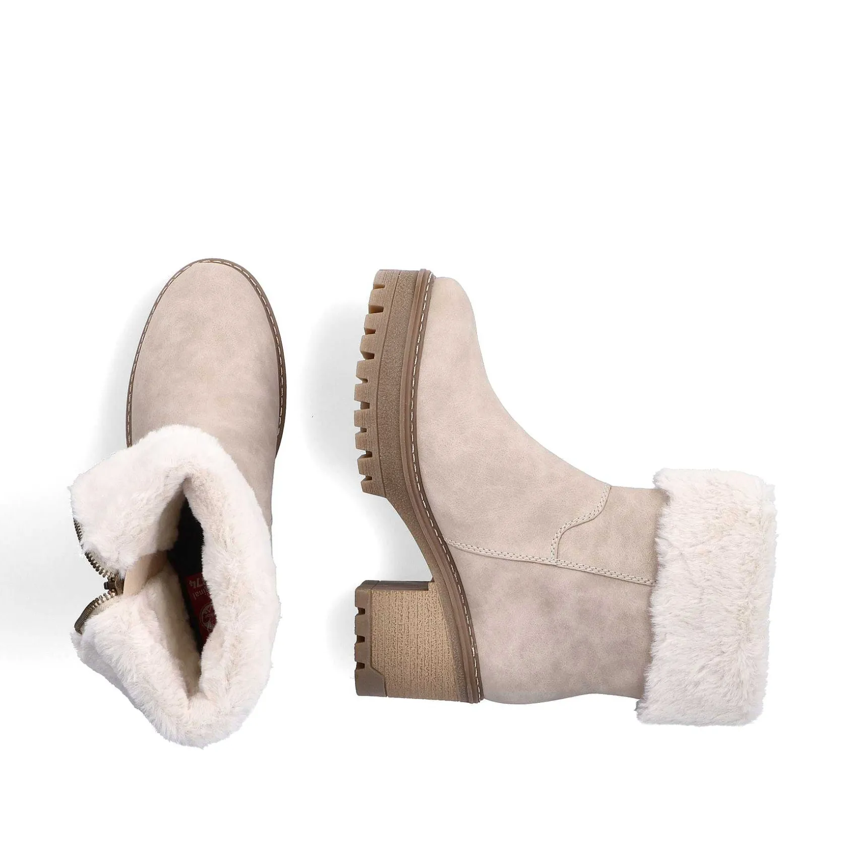 Rieker Ankle Boots & Boots-Women'S Short Boots Gray Beige