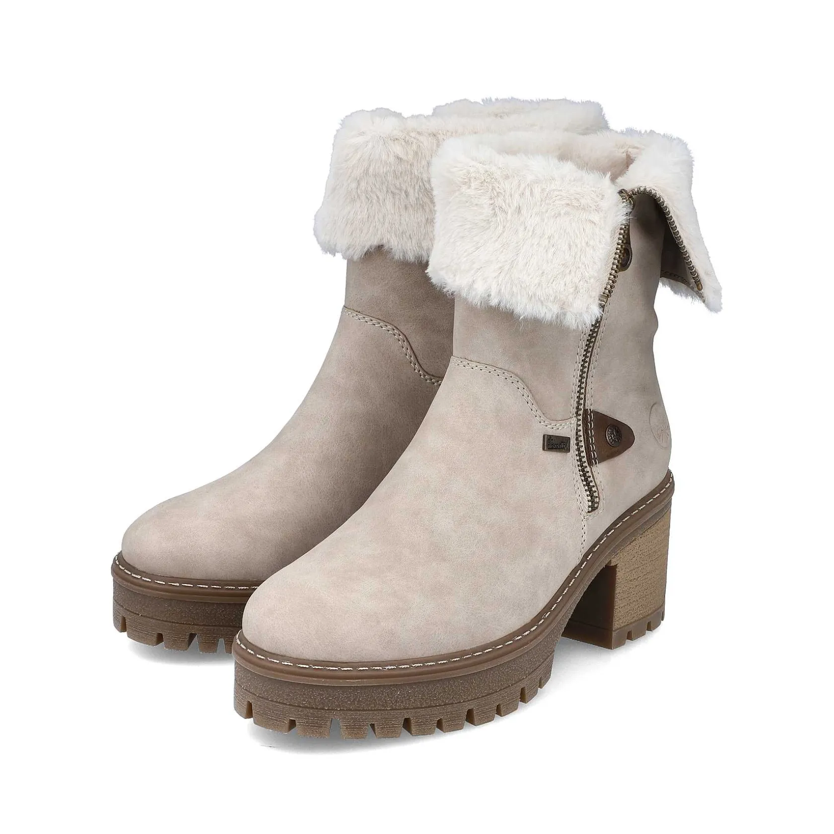 Rieker Ankle Boots & Boots-Women'S Short Boots Gray Beige