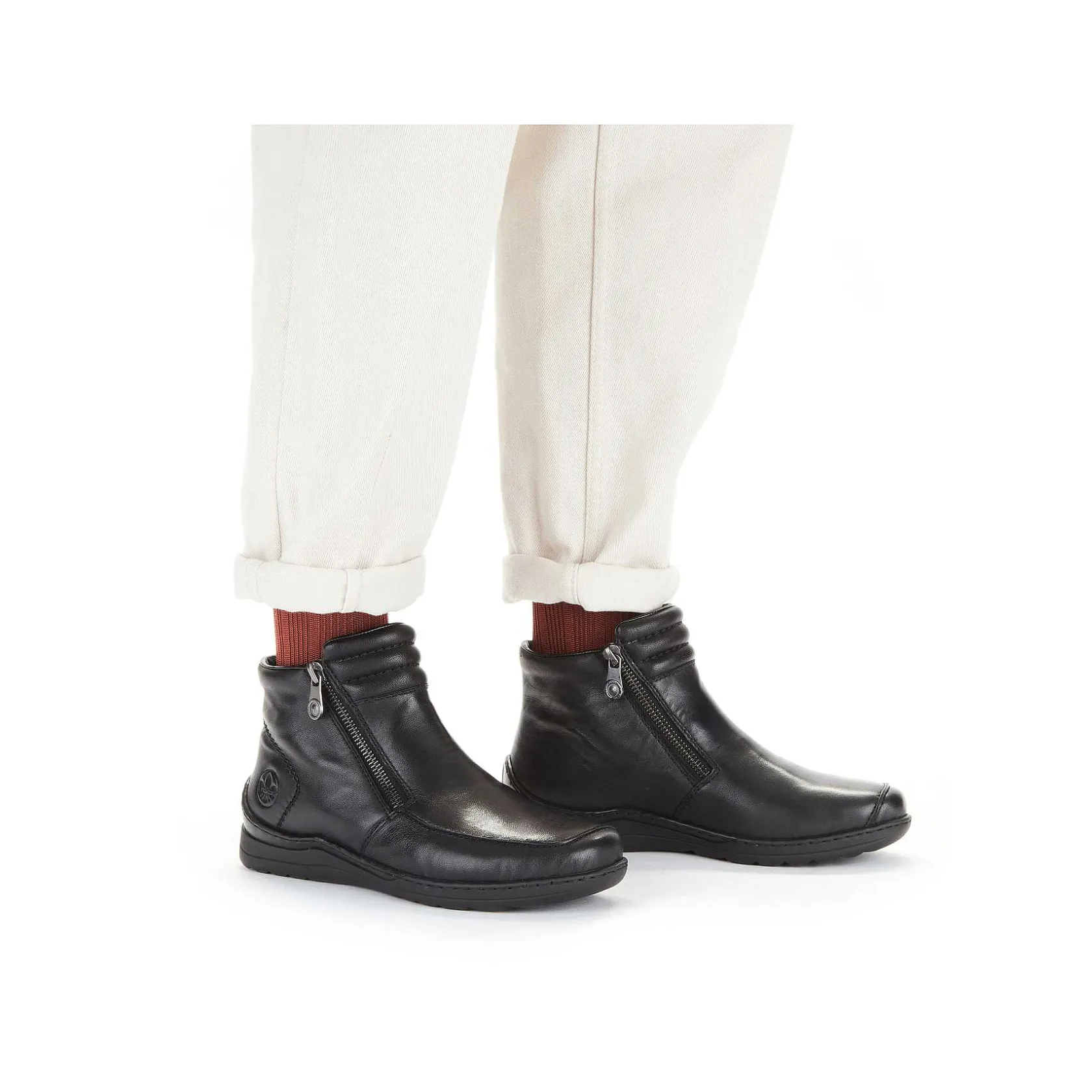 Rieker Ankle Boots & Boots-Women'S Short Boots Glossy Black